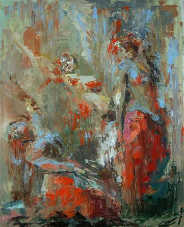 Print of Abstract Expressionism Performing Arts Paintings by Maria N Yakovleva