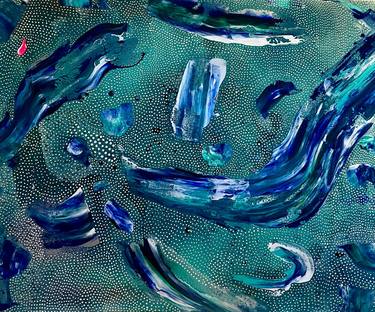 Original Abstract Expressionism Abstract Painting by Ida Åberg