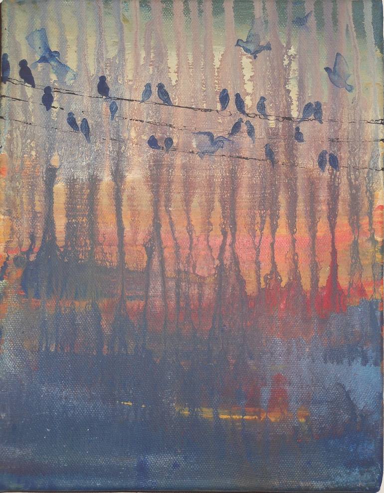 Getting the Gang Together Painting by April Beaver | Saatchi Art