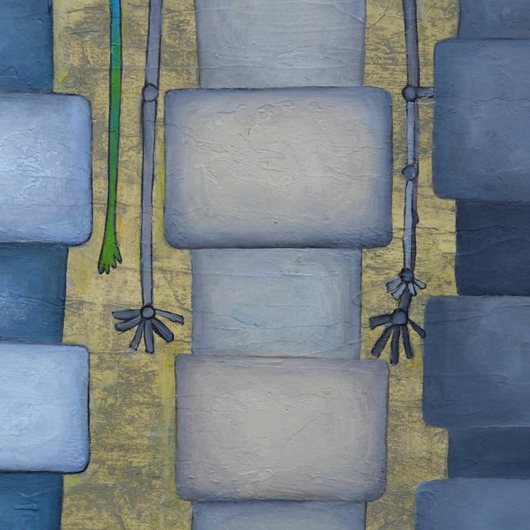 Original Futurism Humor Painting by Ventzislav Dikov