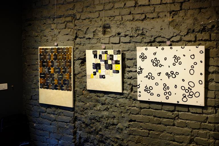 Original Conceptual Abstract Painting by Ventzislav Dikov