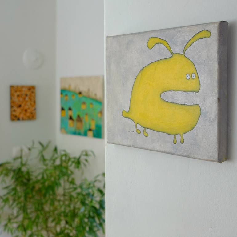 Original Figurative Animal Painting by Ventzislav Dikov