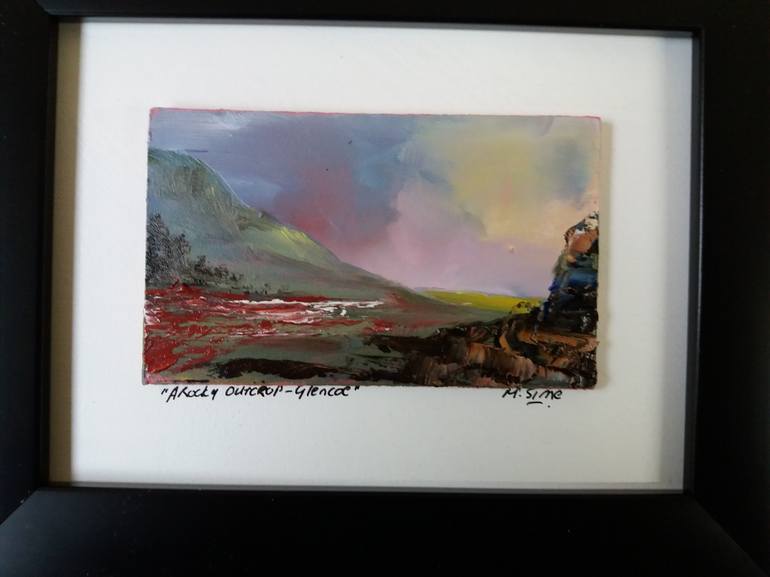 Original Abstract Landscape Painting by Marjory Sime