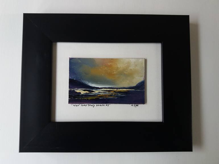 Original Abstract Seascape Painting by Marjory Sime