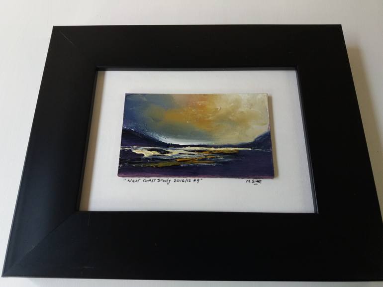 Original Abstract Seascape Painting by Marjory Sime