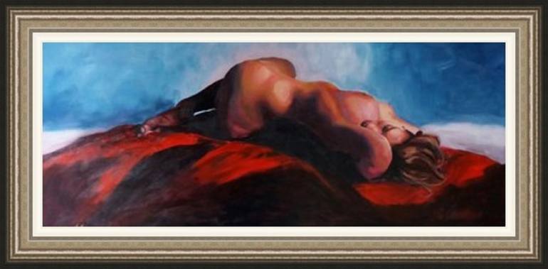 Original Fine Art Nude Painting by Marjory Sime