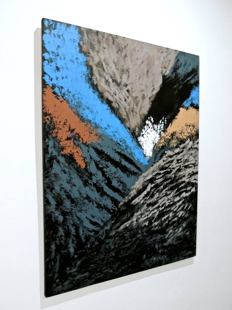 Original Abstract Expressionism Abstract Painting by Christian Calvillo