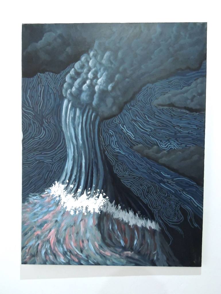 Original Abstract Painting by Christian Calvillo