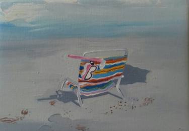 Original Figurative Beach Paintings by Les Gonzalez Chacon