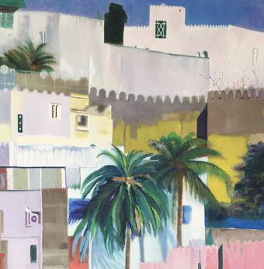 Original Architecture Paintings by Evelyn Boumendil