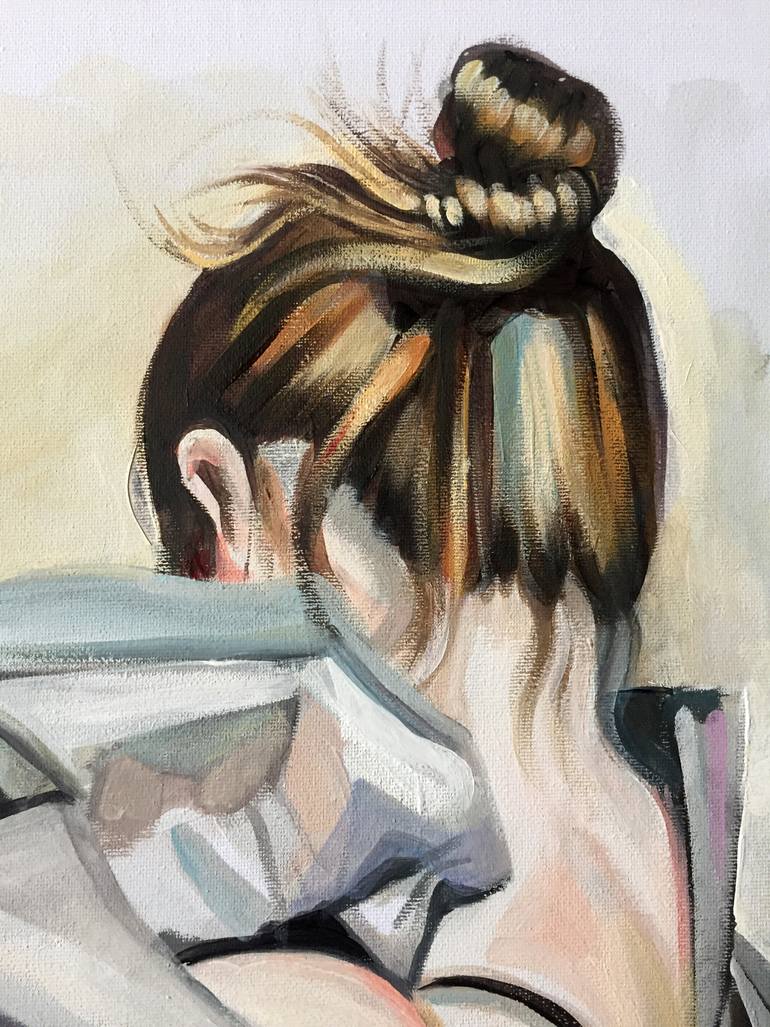 Original Contemporary People Painting by Szabrina Maharita