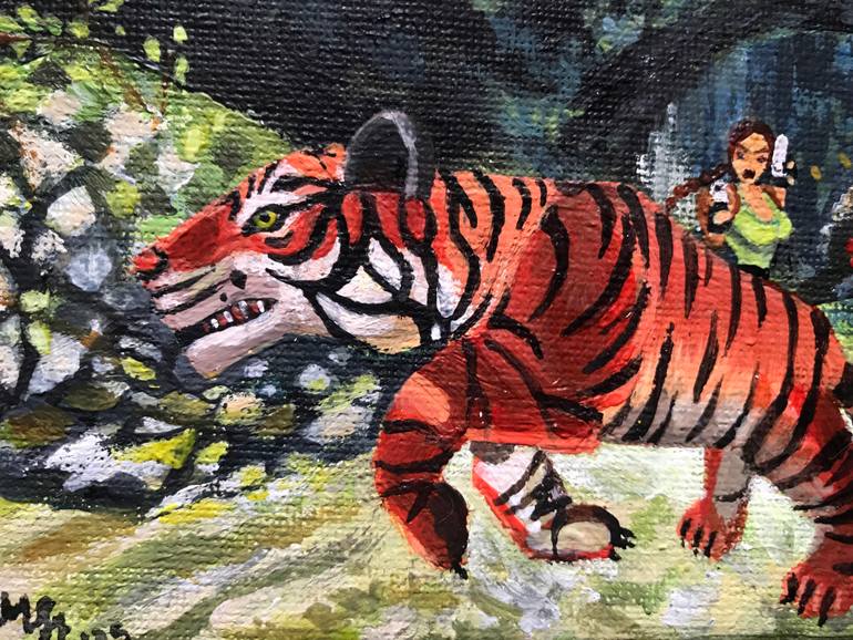 Original Contemporary Fantasy Painting by Szabrina Maharita