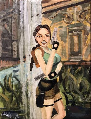 Original Contemporary Fantasy Painting by Szabrina Maharita