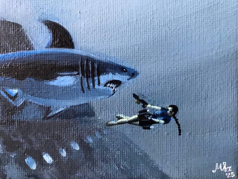 Original Contemporary Fantasy Painting by Szabrina Maharita