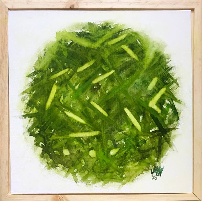 Original Nature Painting by Szabrina Maharita  Illustration Art on Canvas  Gyokuro
