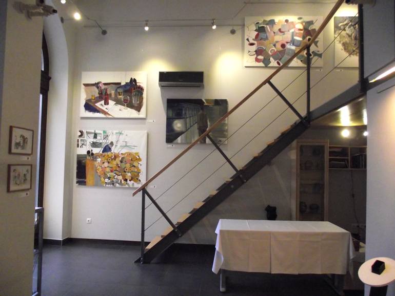 Original Fine Art People Painting by Szabrina Maharita