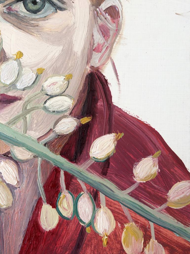 Original Expressionism People Painting by Szabrina Maharita