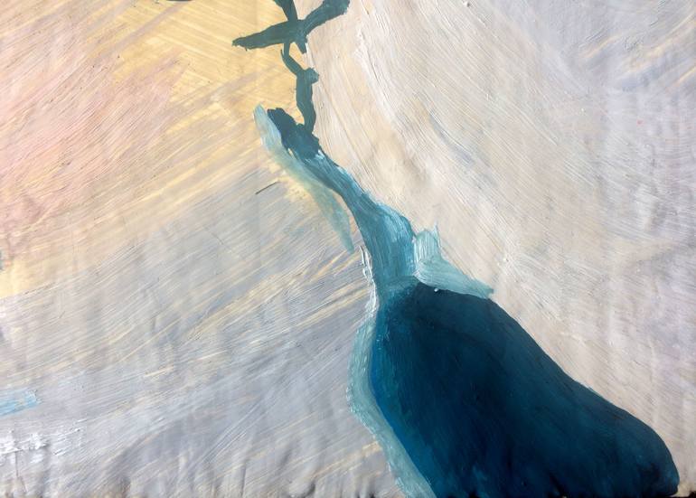 Original Cubism Abstract Painting by Szabrina Maharita