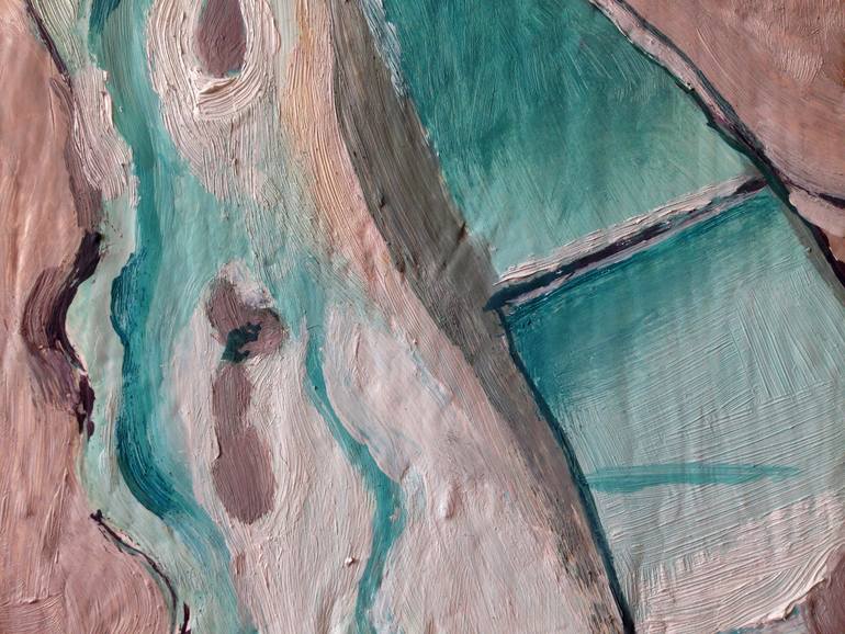 Original Modernism Abstract Painting by Szabrina Maharita