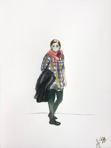 Girl in mask image