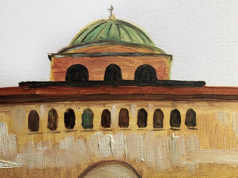 Original Expressionism Architecture Painting by Szabrina Maharita