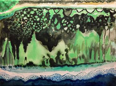 Original Expressionism Seascape Paintings by Szabrina Maharita