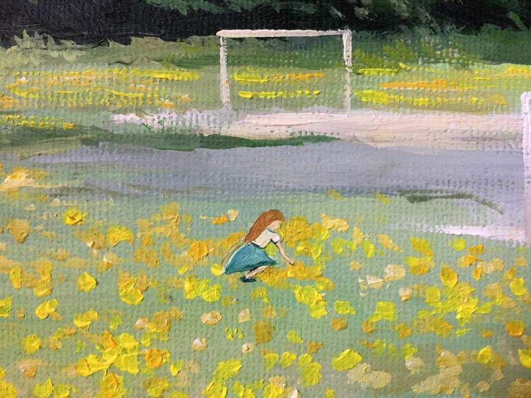 Original Expressionism People Painting by Szabrina Maharita