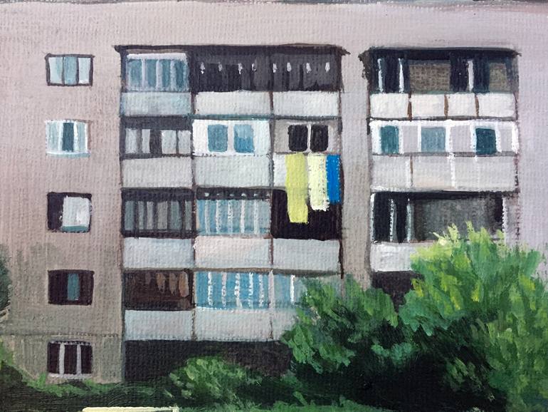 Original Expressionism People Painting by Szabrina Maharita