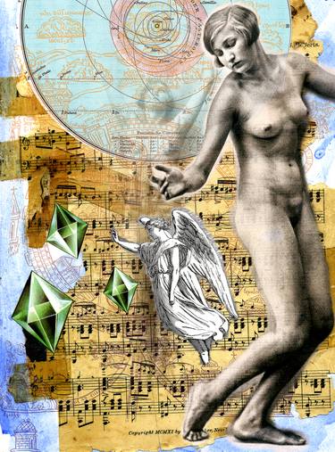 Print of Surrealism Nude Collage by Thomas Terceira