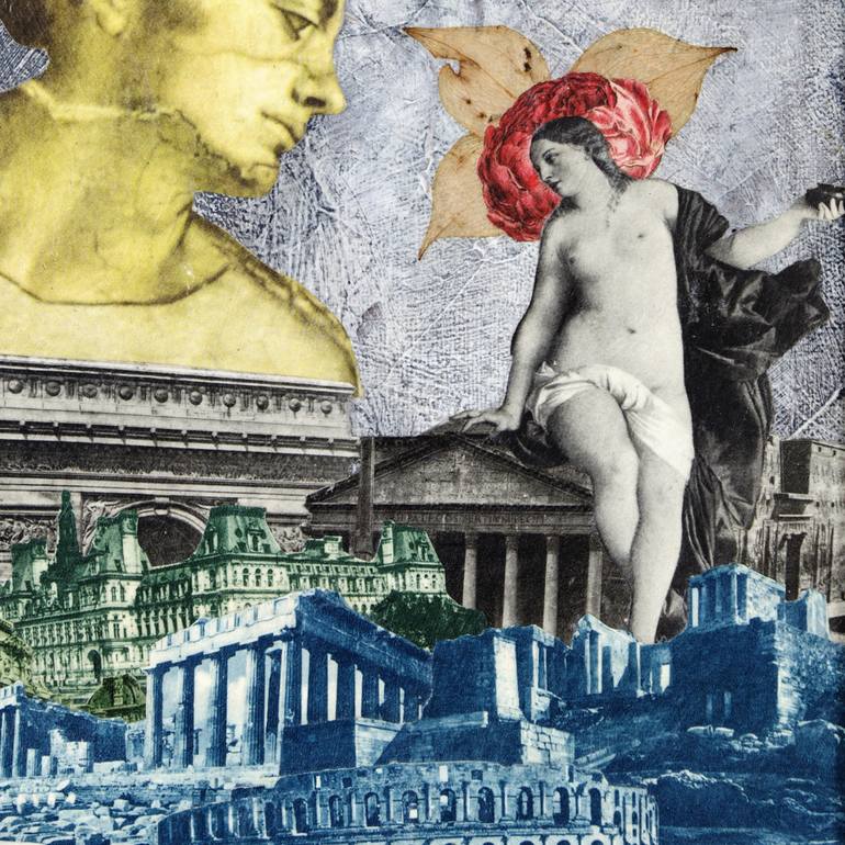 Original Figurative World Culture Collage by Thomas Terceira