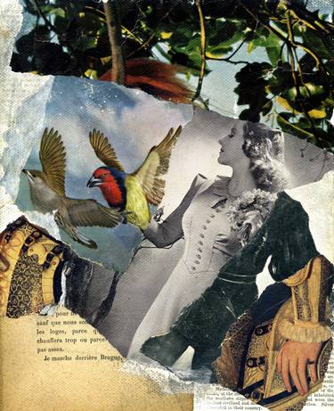 Original Dada Women Collage by Thomas Terceira