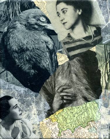 Original Surrealism Women Collage by Thomas Terceira