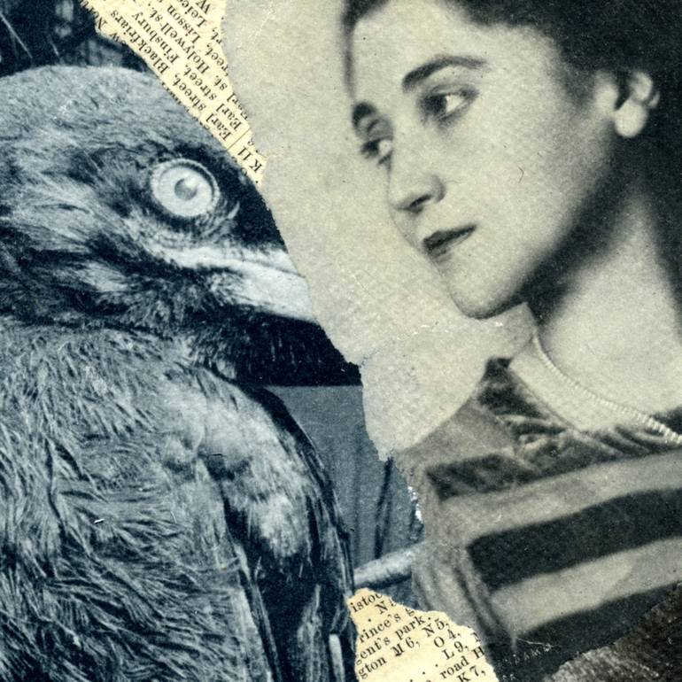 Original Surrealism Women Collage by Thomas Terceira