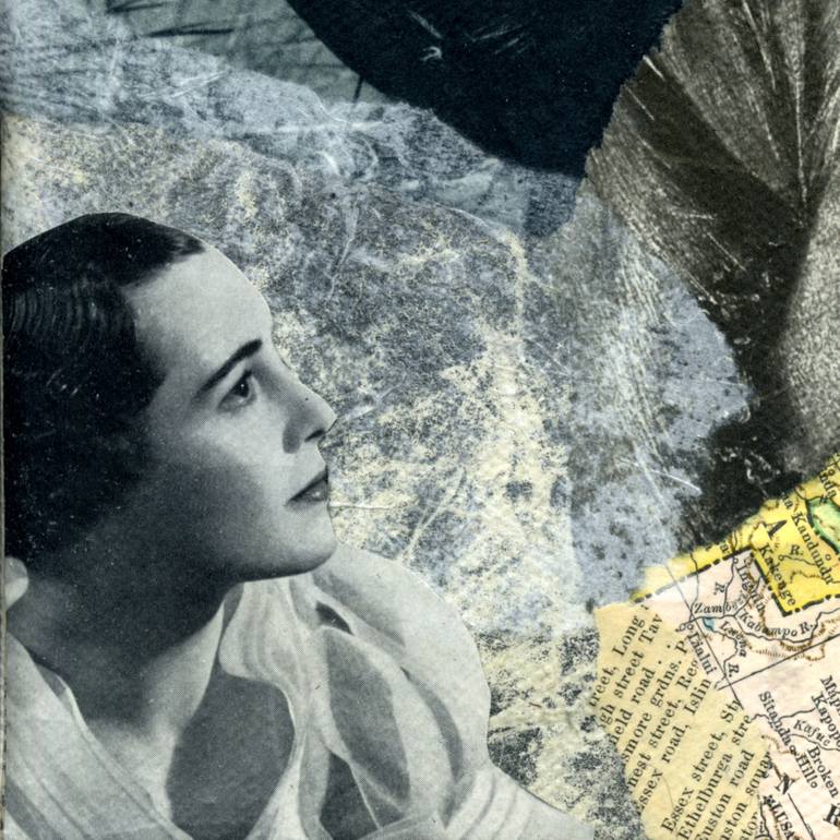 Original Surrealism Women Collage by Thomas Terceira