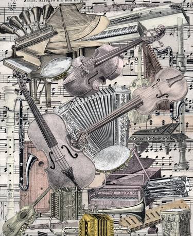 Original Fine Art Music Collage by Thomas Terceira