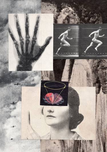 Original Dada Women Collage by Thomas Terceira