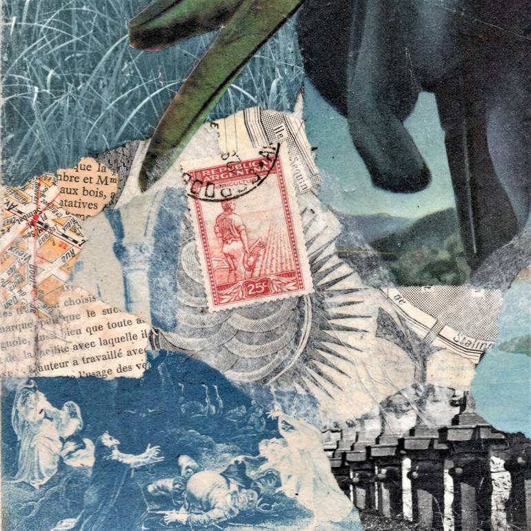 Original Surrealism Women Collage by Thomas Terceira