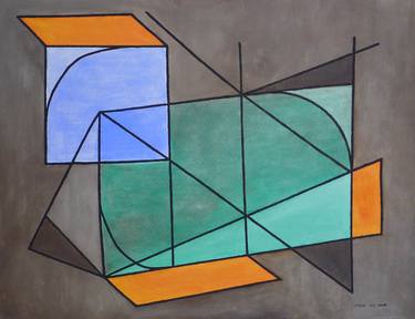 Original Cubism Abstract Paintings by Victor Tarragó