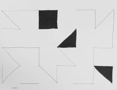 Original Geometric Drawings by Victor Tarragó