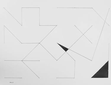 Original Abstract Geometric Drawings by Victor Tarragó