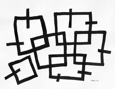 Original Geometric Drawings by Victor Tarragó