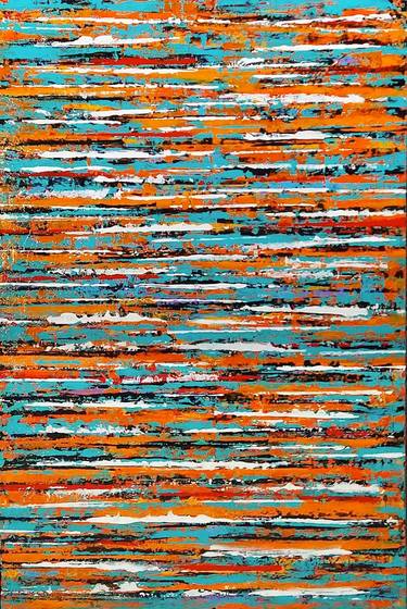 Original Abstract Expressionism Abstract Mixed Media by Robin Jorgensen