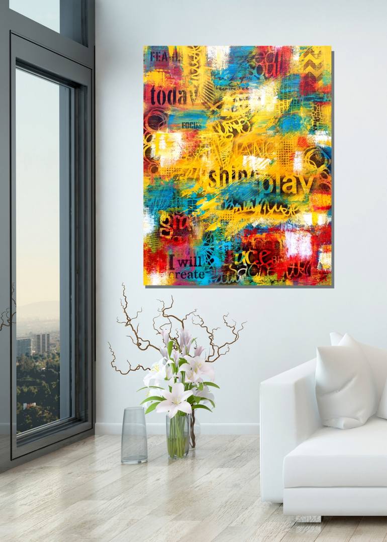 Original Fine Art Abstract Painting by Robin Jorgensen