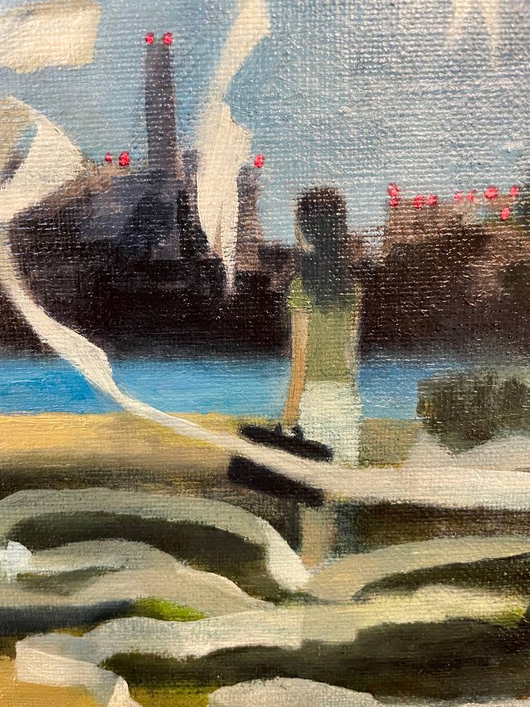Original Abstract Landscape Painting by Tatsuro Kiuchi