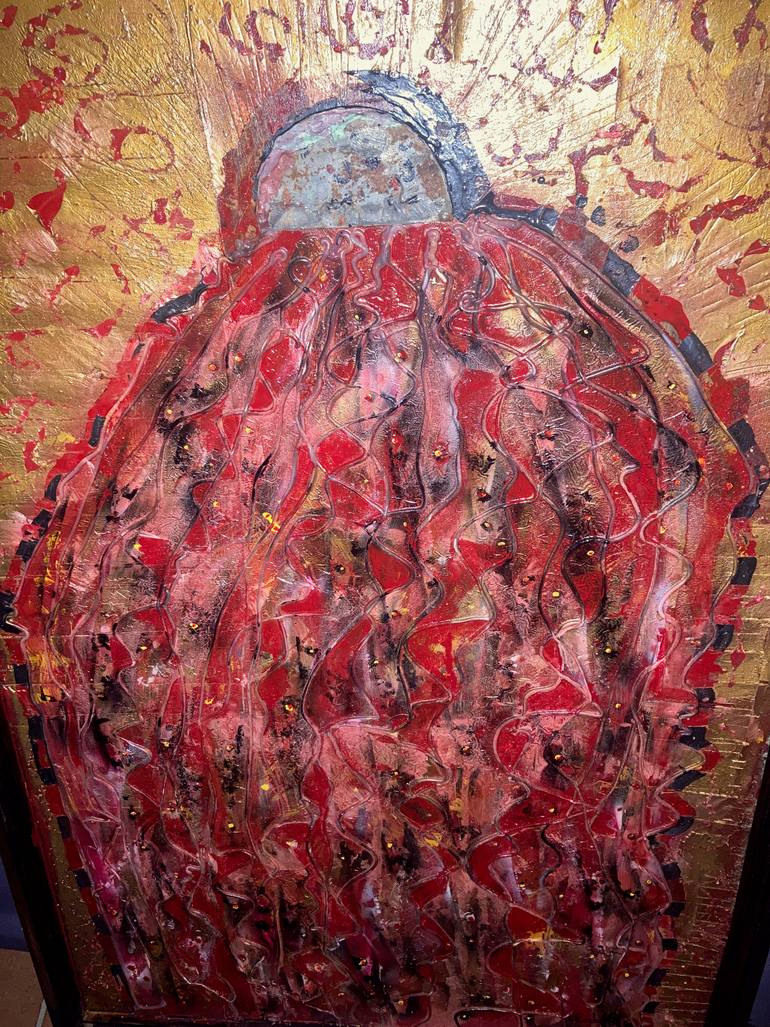 Original Abstract Expressionism Abstract Painting by Roberto Del Fabbro