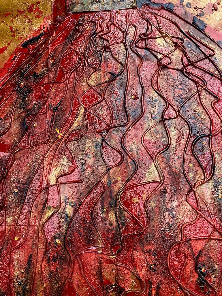 Original Abstract Expressionism Abstract Painting by Roberto Del Fabbro