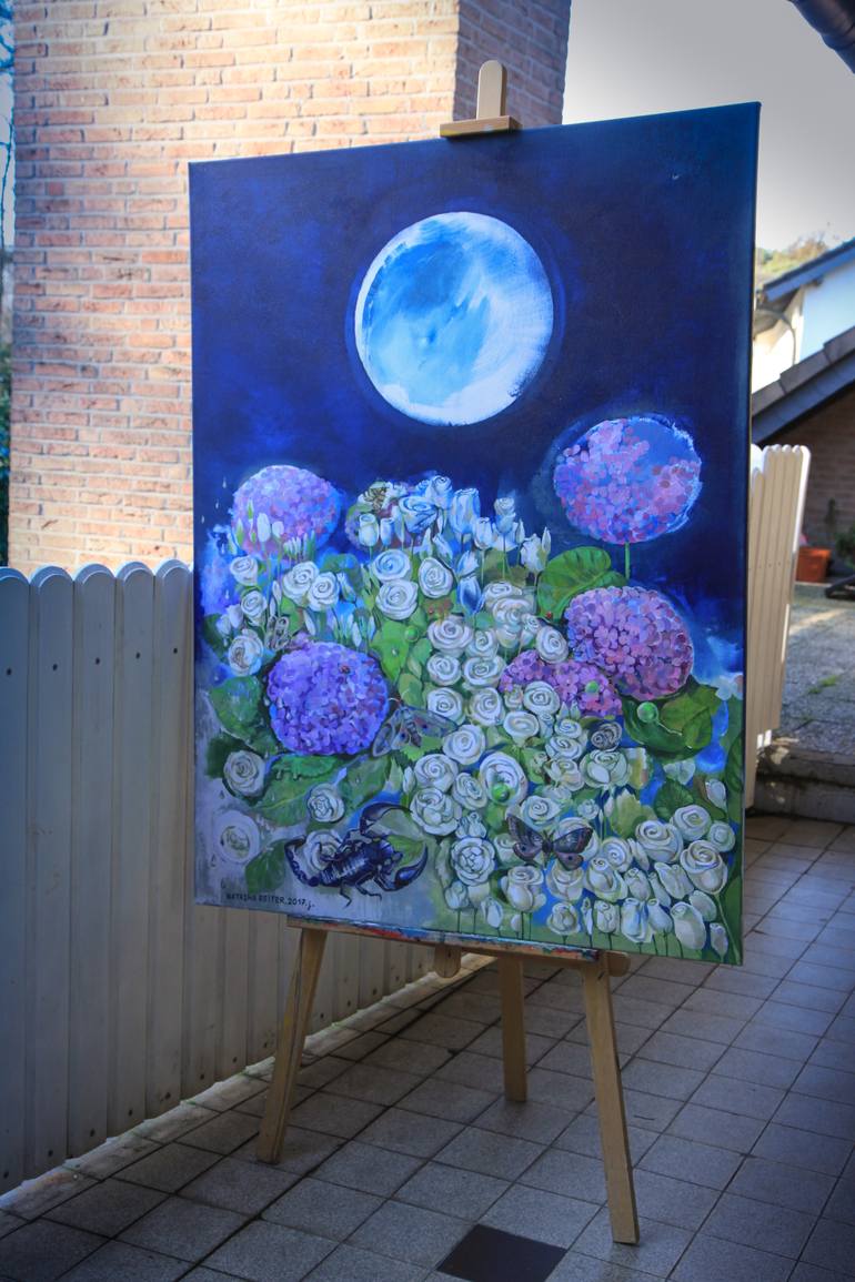 Original Conceptual Botanic Painting by Natasha Reiter