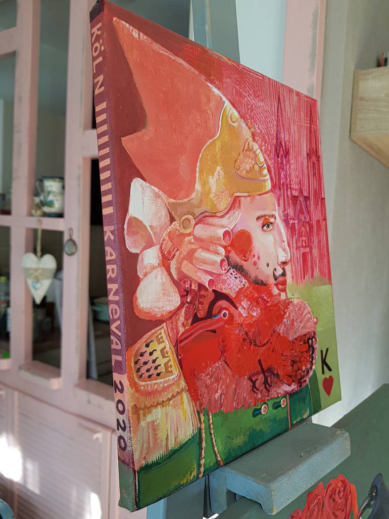 Original Expressionism Men Painting by Natasha Reiter