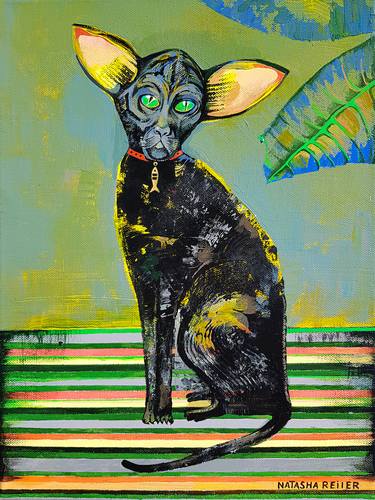 Original Expressionism Animal Paintings by Natasha Reiter