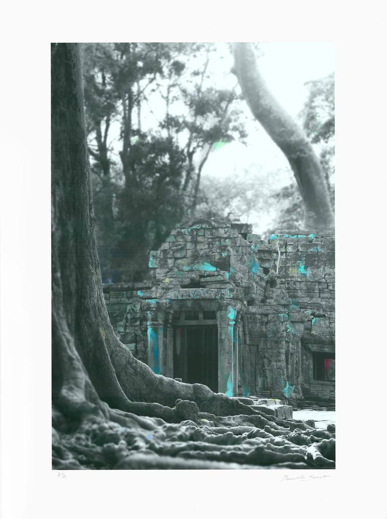 Jungle Temple Painting By Dannielle Harnett Saatchi Art